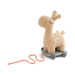 Pull Along 2-in-1 Toy by Done By Deer - Cute detachable soft elephant for toddlers. Promotes walking and play.