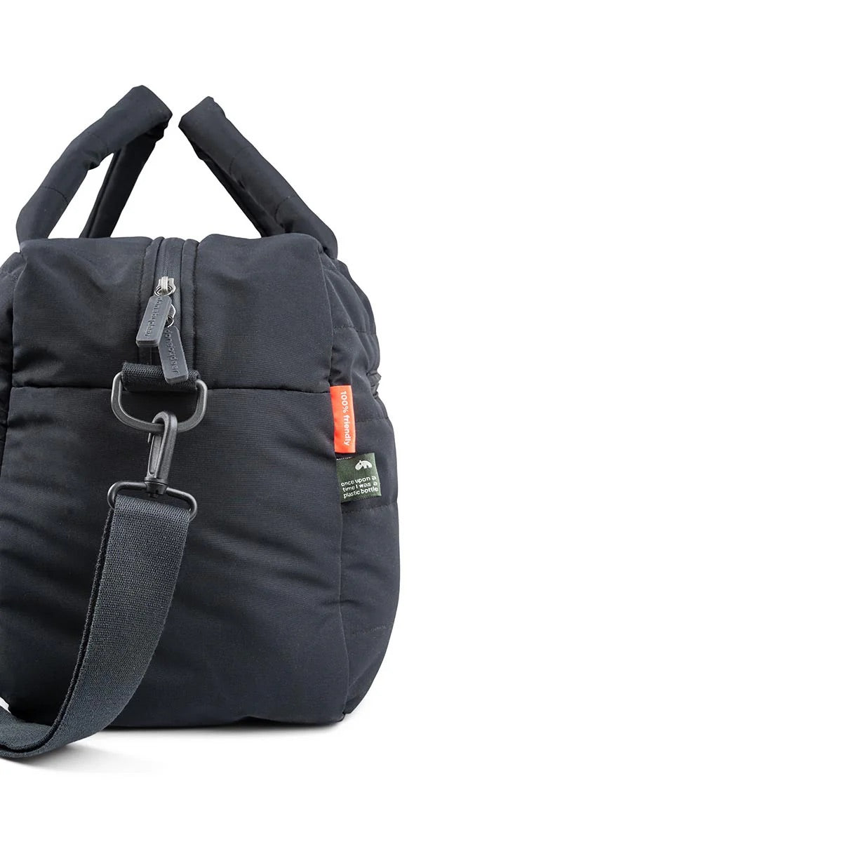 Quilted Nappy Bag - Black - Done By Deer