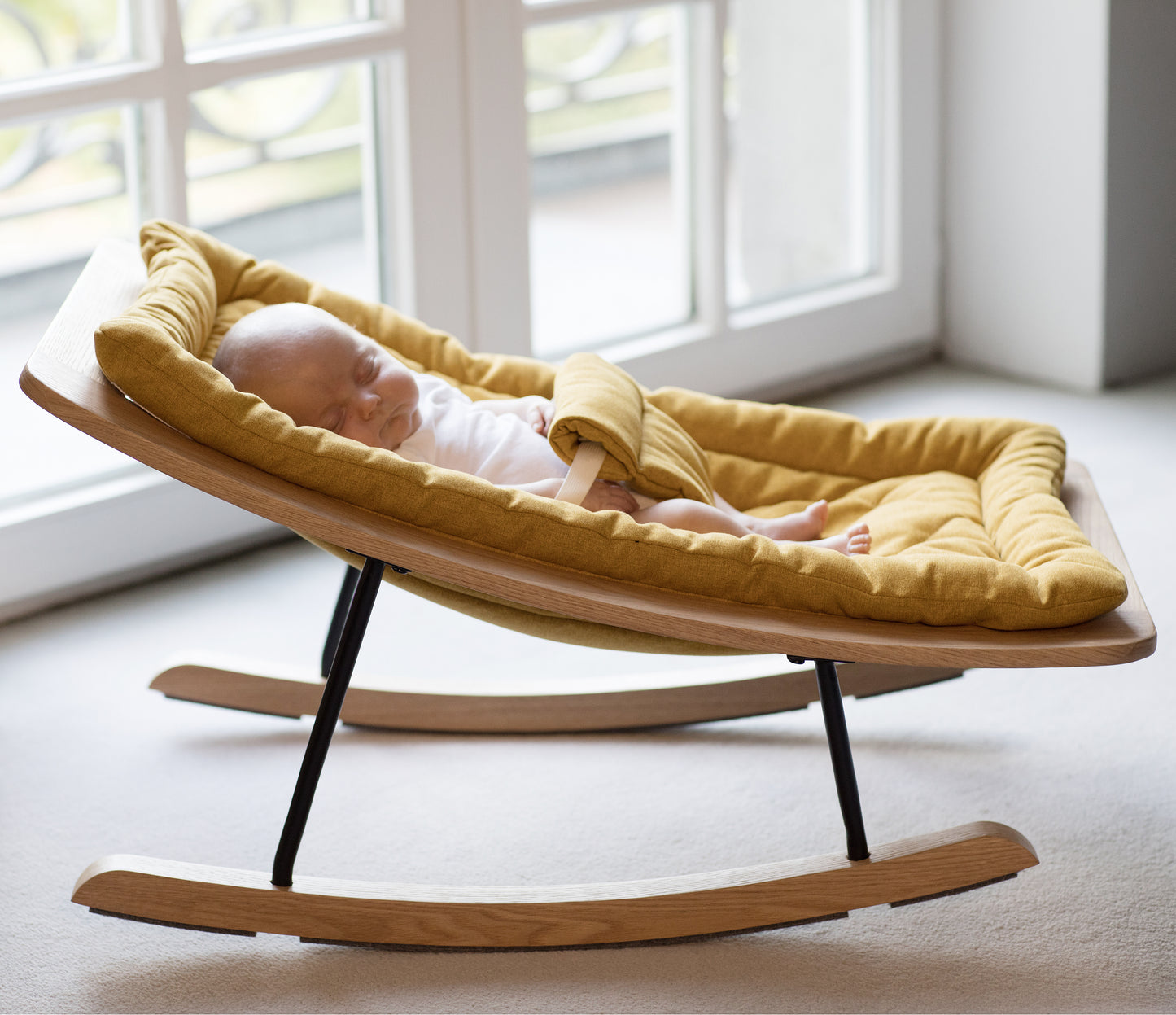 Quax Rocking Baby Bouncer - Saffron