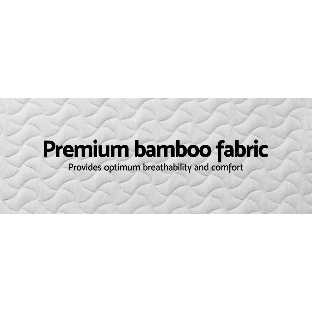 Foldable Cot Mattress with Bamboo Cover