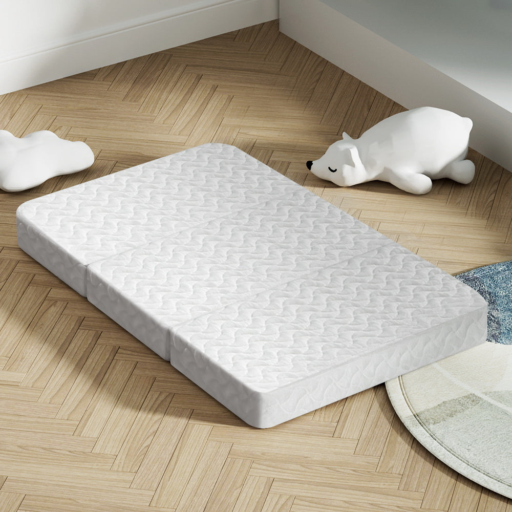 Foldable Cot Mattress with Bamboo Cover