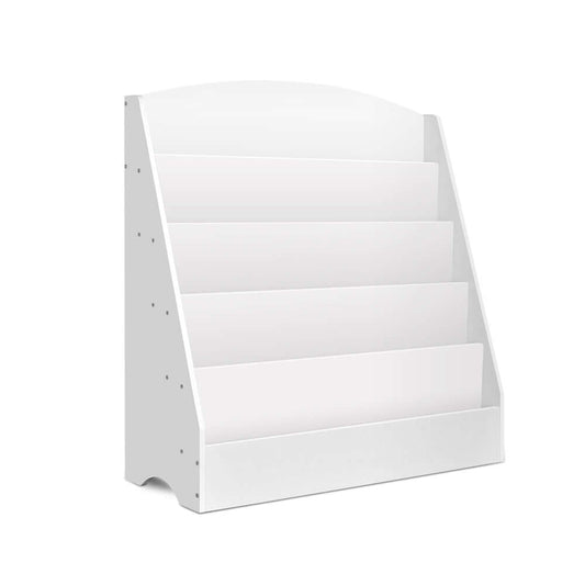 Kids Bookshelf - 5 tiers - White