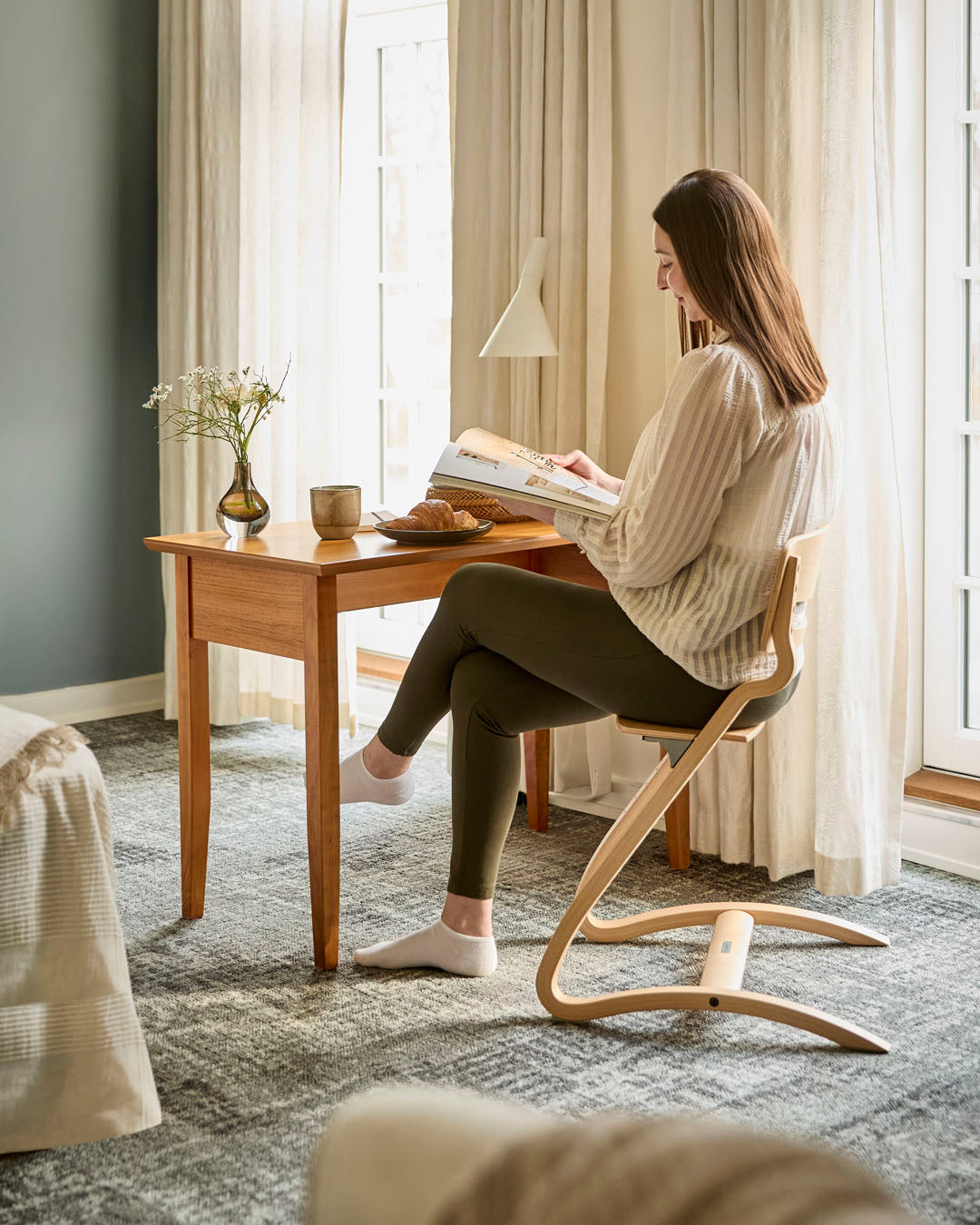 Leander Louie Highchair - Sage