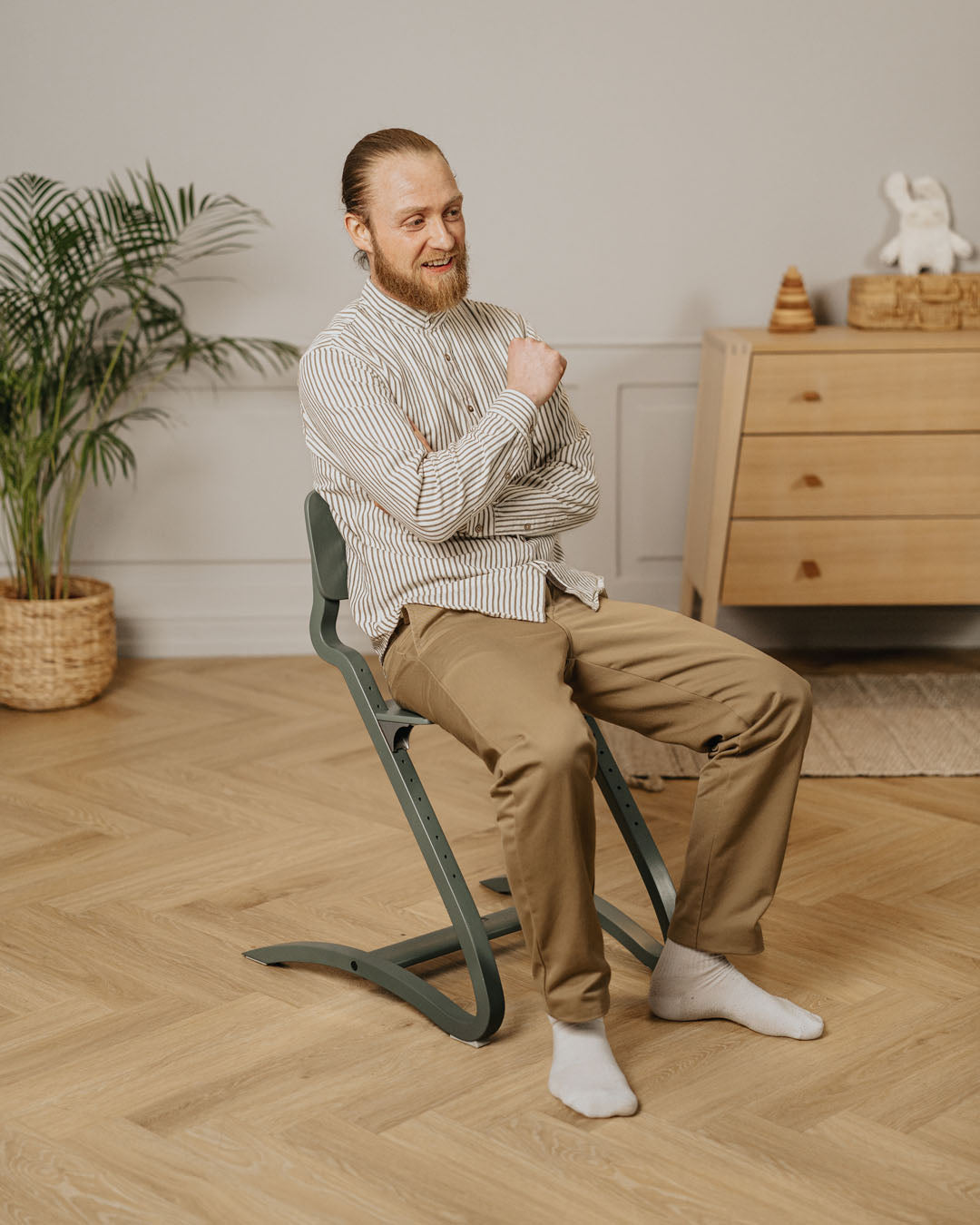 Leander Louie Highchair - Sage