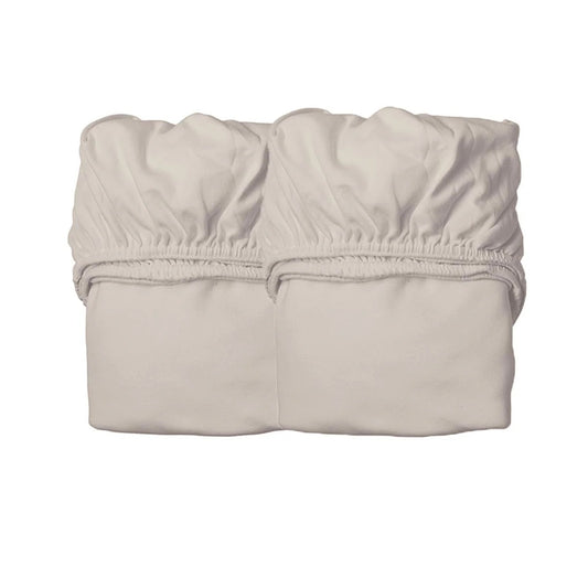 Leander Organic Baby Cot Sheets - pack of 2