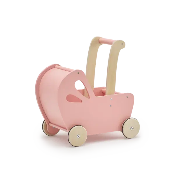 Small Dolls Pram - Pink - Moover