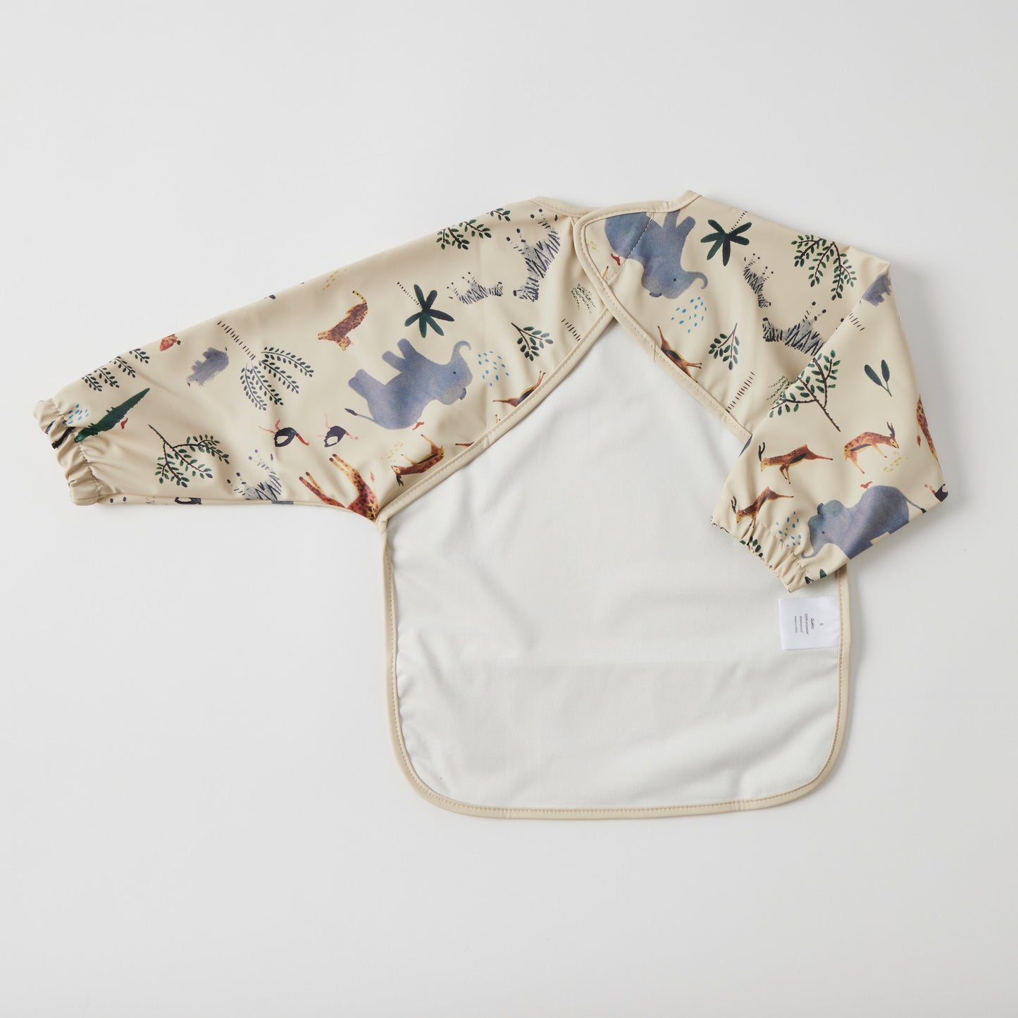Smock Sleeved Bib - Safari by Nordic Kids