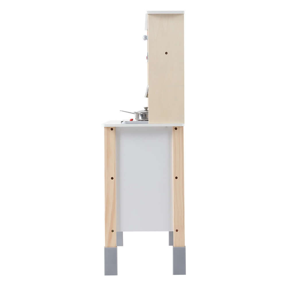 Kids Kitchen Play Set Wooden - with Rangehood