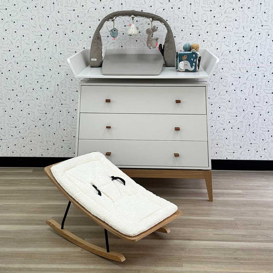 Quax Rocking Baby Bouncer - Cream