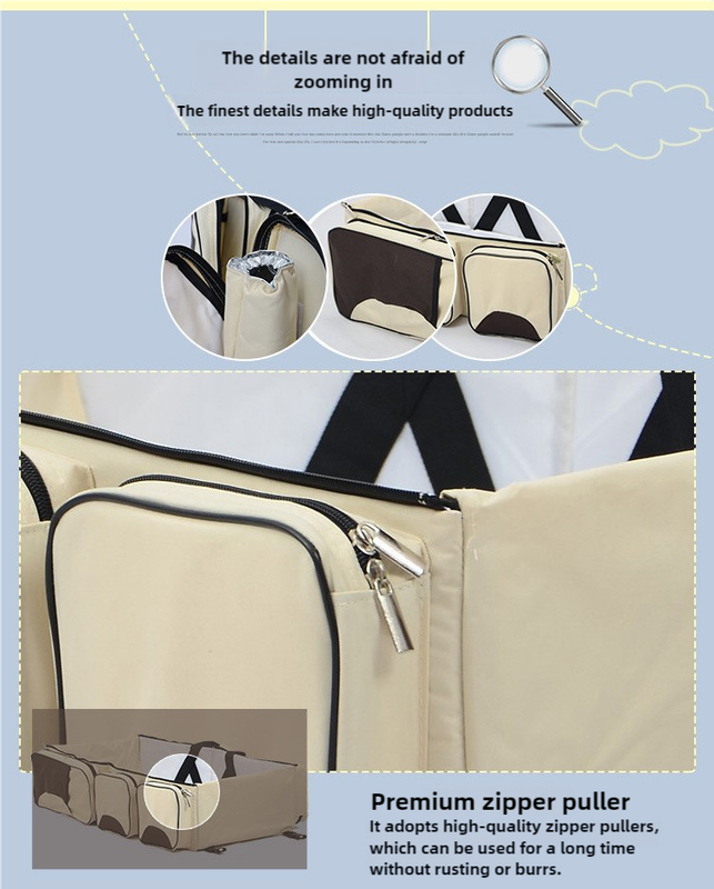 Multifunctional Portable Baby Crib in Bag
