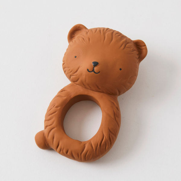 Teething Ring - Bear - Natural Rubber from Hevea Tree