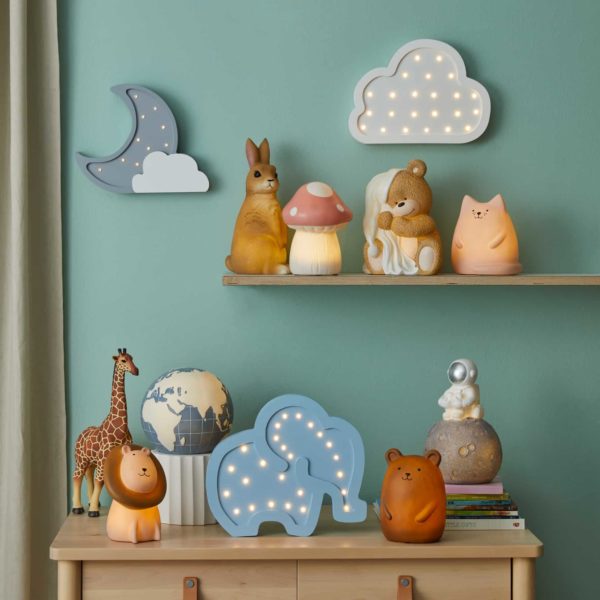 Night Light - Elephant Wooden Light