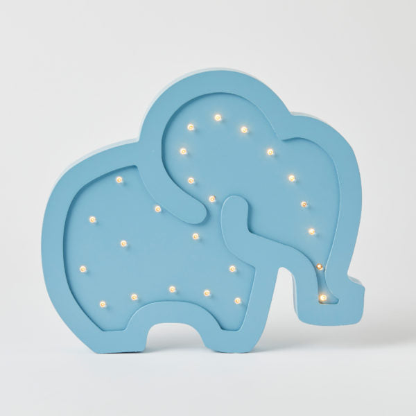 Night Light - Elephant Wooden Light