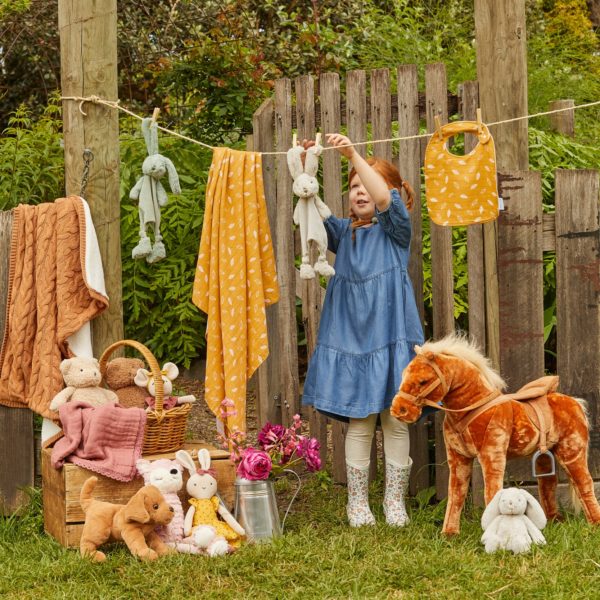 Mocha Bunny Comforter - From Giggle & Jiggle