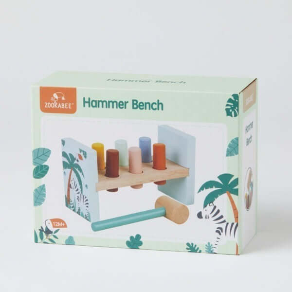 Hammer Bench - Natural Wood Toy