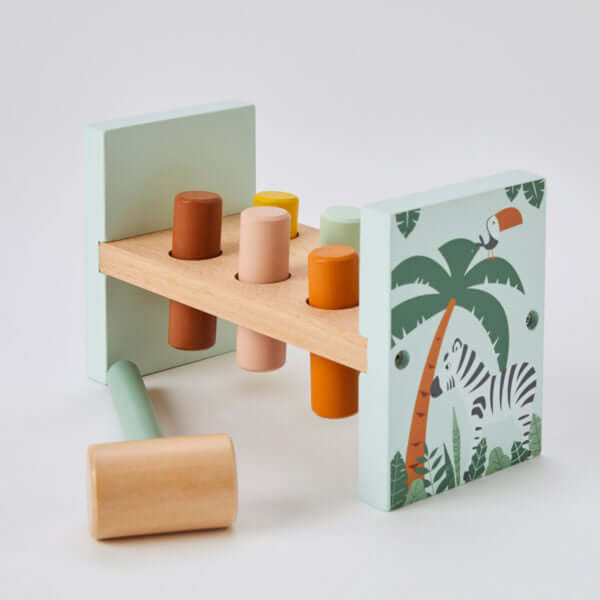 Hammer Bench - Natural Wood Toy