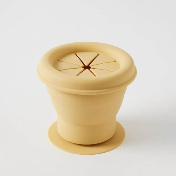 Henny Silicone Collapsible Snack Cup – Lemon