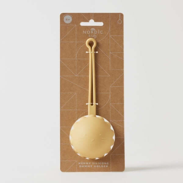 Silicone Dummy Holder – Lemon