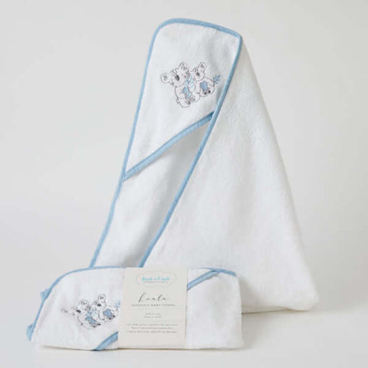 Koala Baby Hooded Towel - Blue