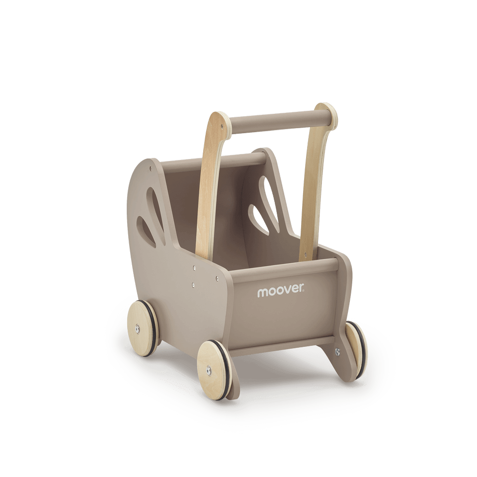 Small Toy Pram - Cappuccino Grey - Moover