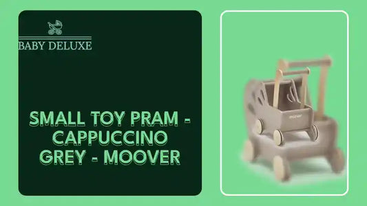 Small Toy Pram - Cappuccino Grey - Moover by@Outfy