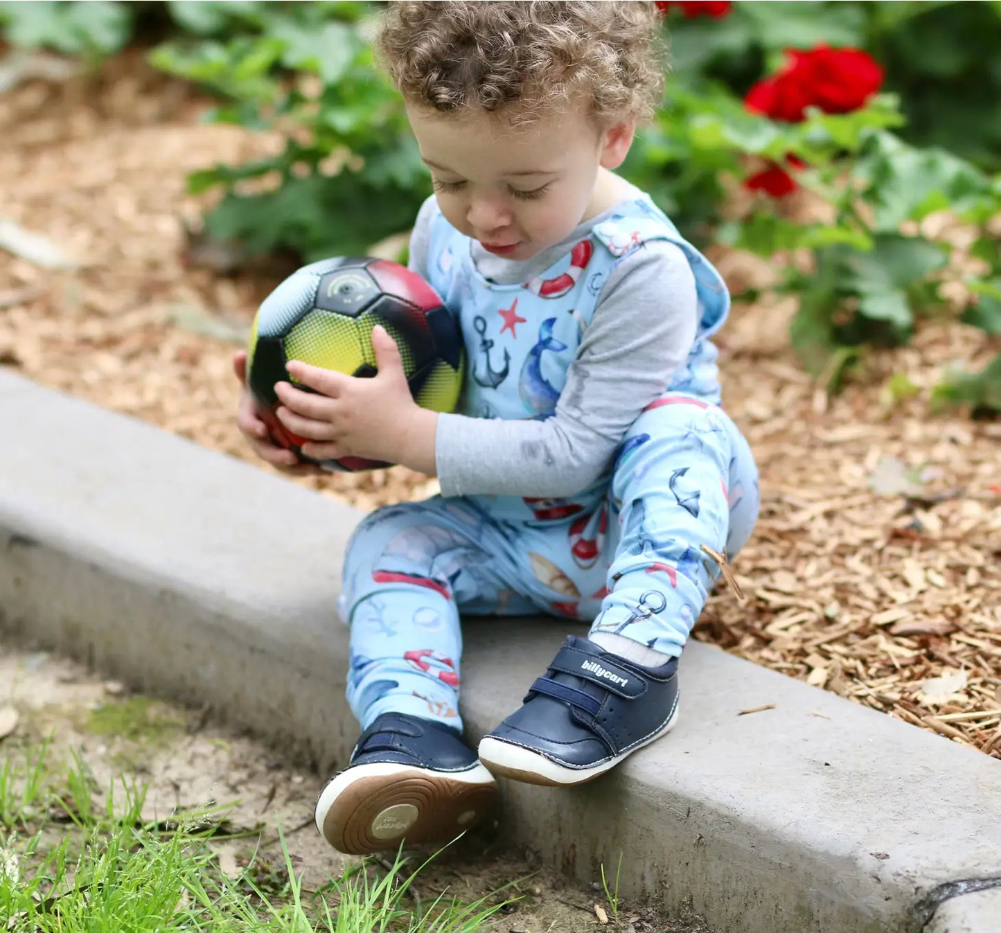 Boys Shoes - Navy Blue Sneaker - Riley