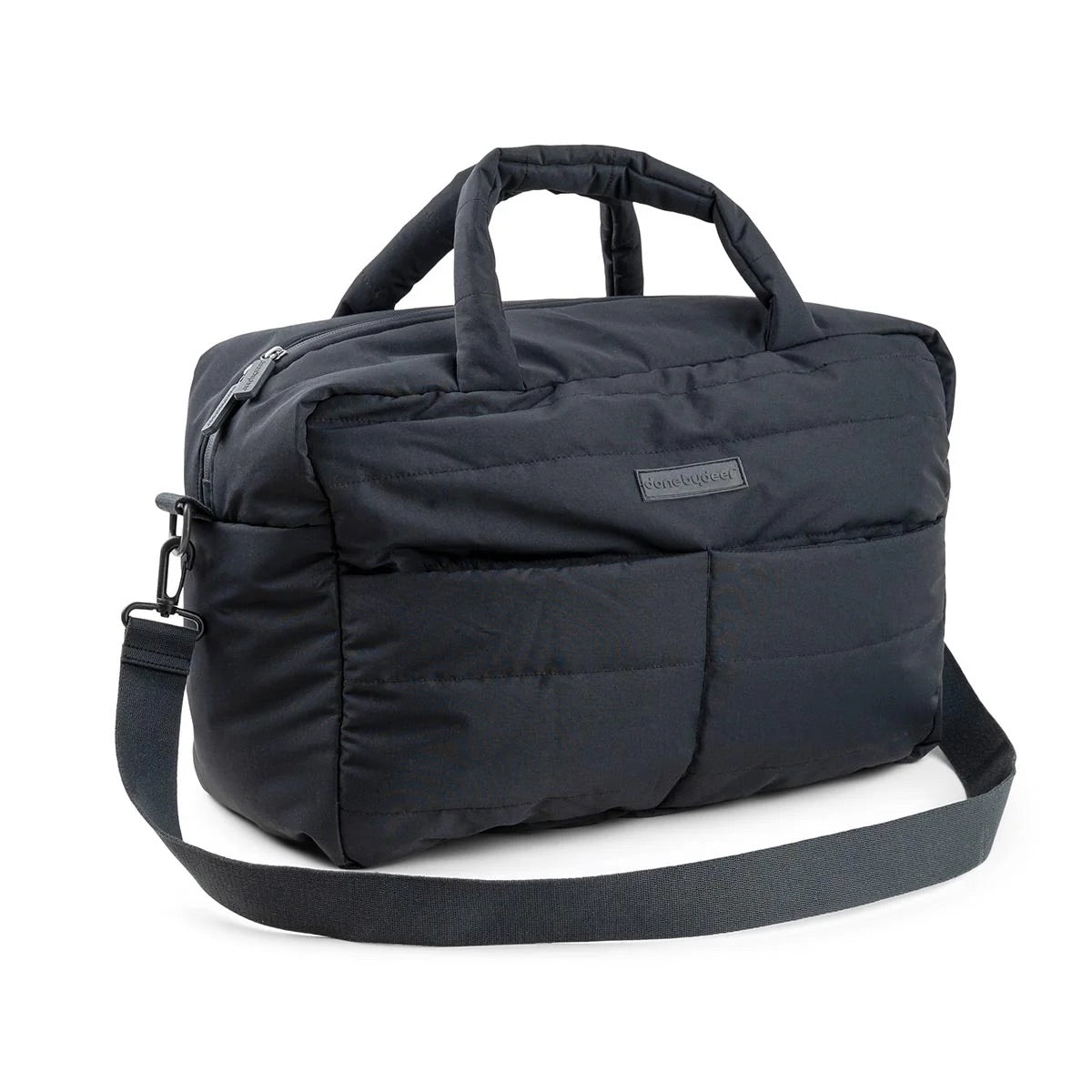 Quilted Nappy Bag - Black - Done By Deer - NEW