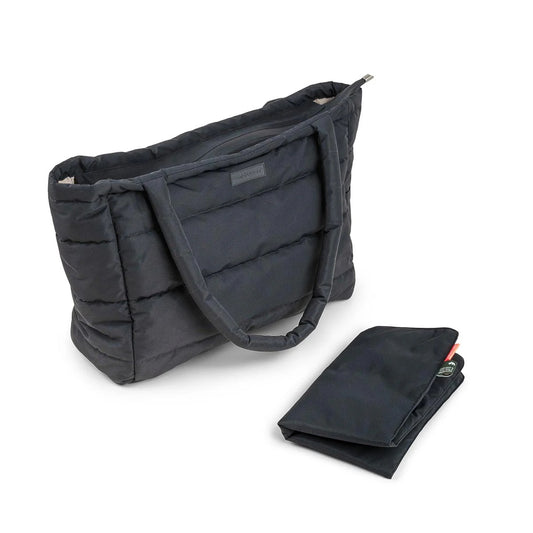 Quilted Changing Tote - Black - Done By Deer - NEW
