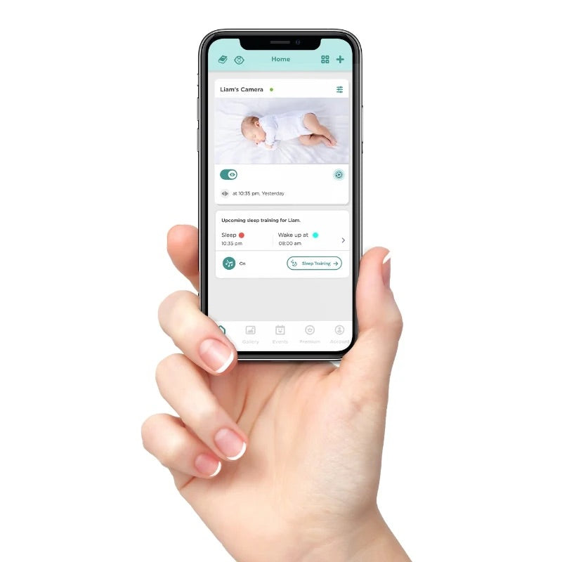 Skyview AI 5" Smart HD Baby Monitor with Cot Stand - OBH650AI by Oricom