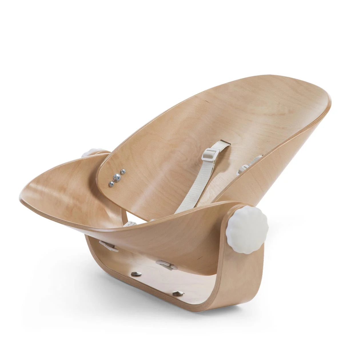 Newborn Seat for High Chair - Evolu 2 Childhome - Natural & White by Childhome