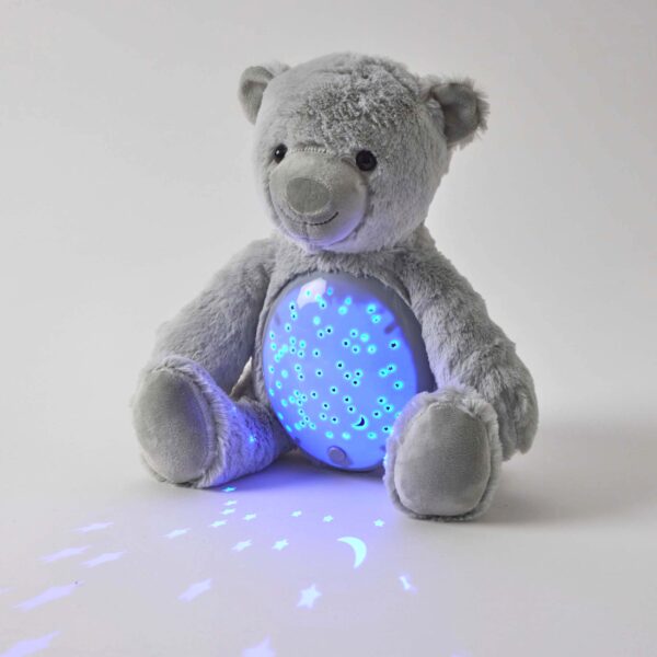 Plush Night Light - Grey Bear