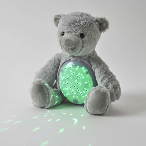 Plush Night Light - Grey Bear