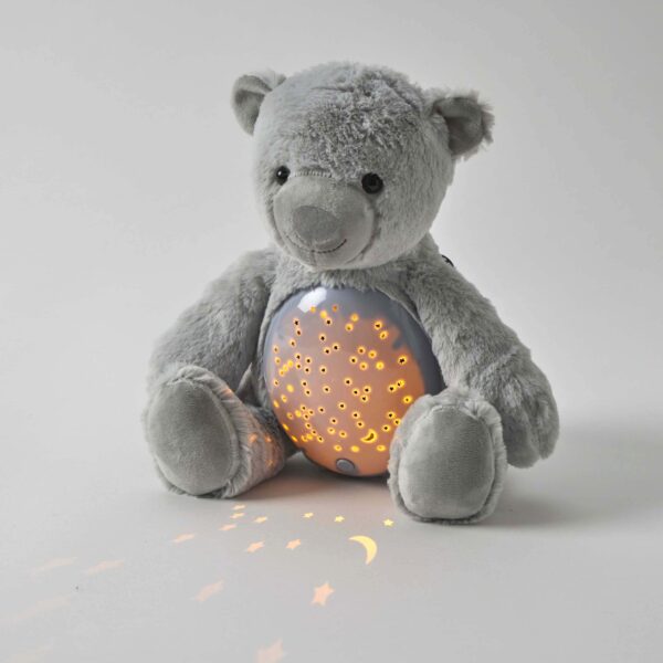 Plush Night Light - Grey Bear