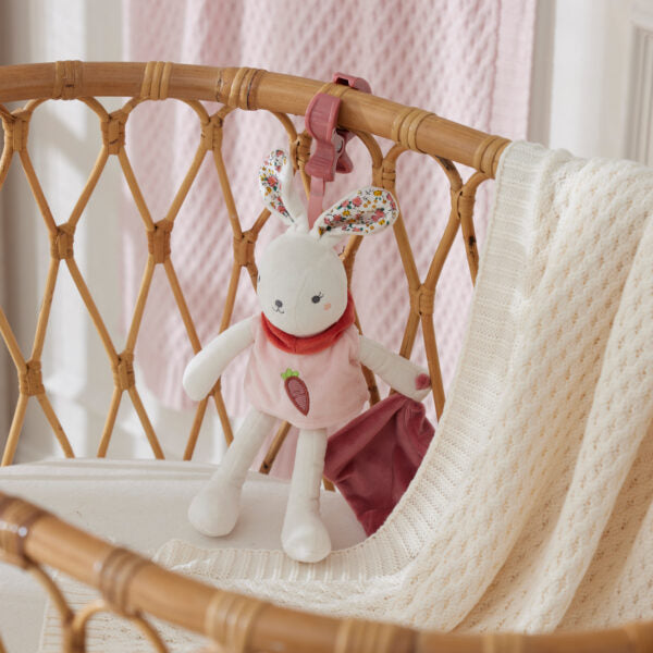 Bunny Clip-on Toy by Jiggle & Giggle