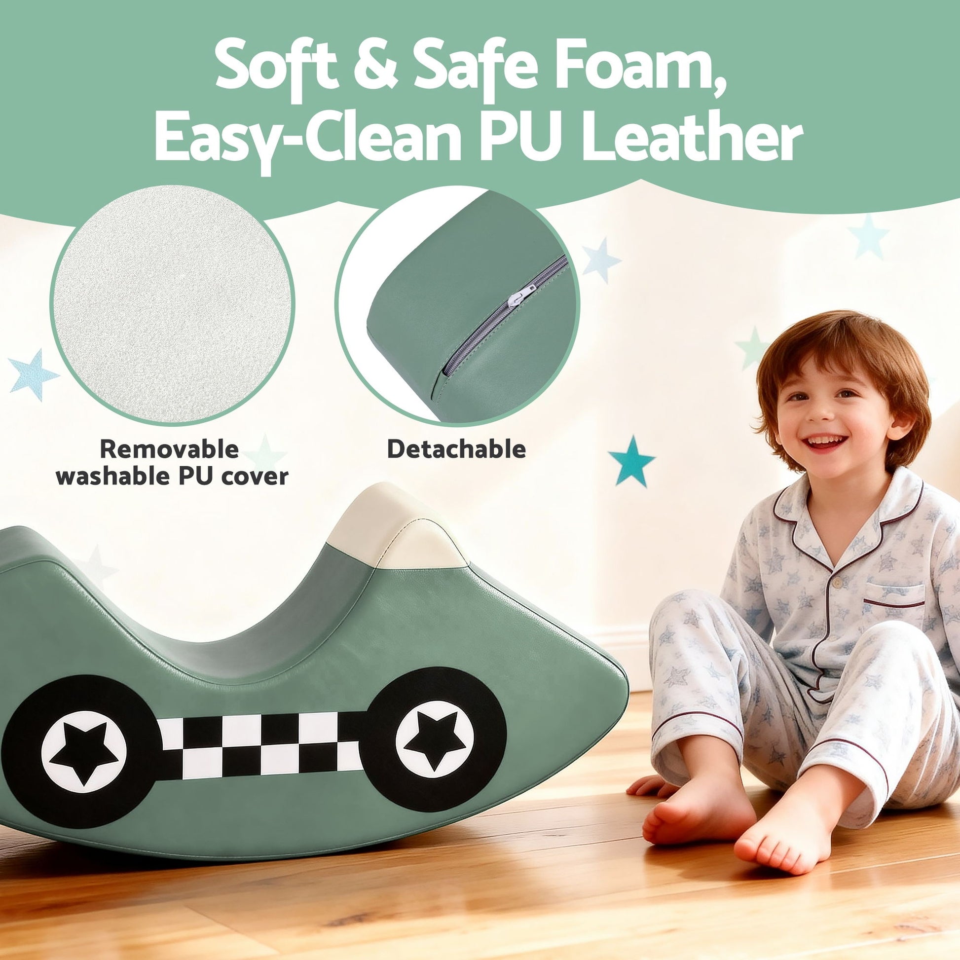 Kids Climbing Blocks Foam - Green