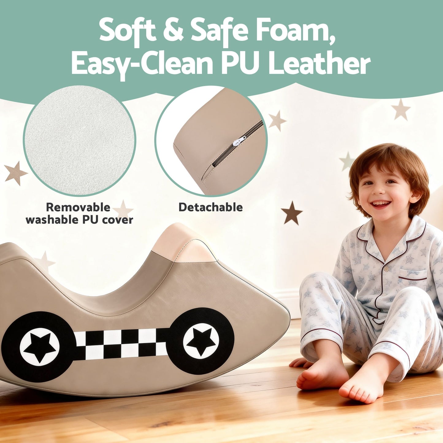 Kids Climbing Blocks Foam - Khaki