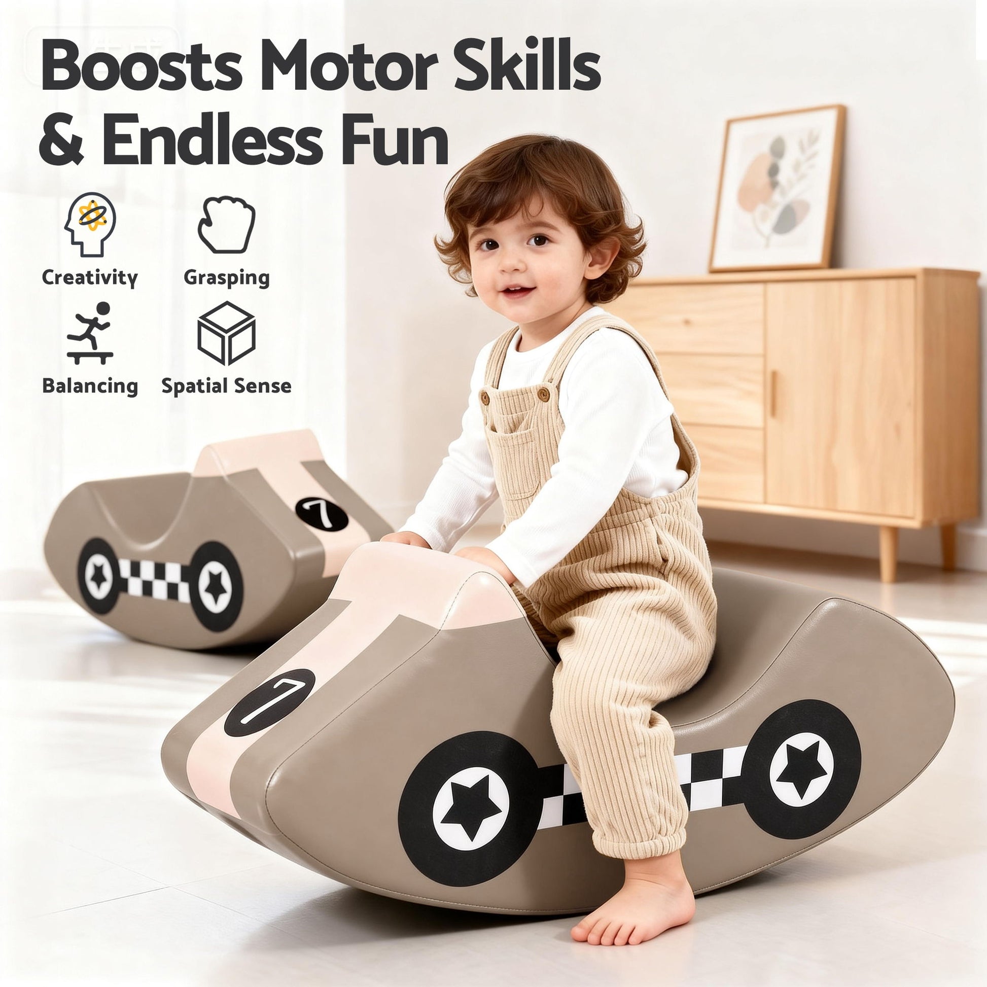 Kids Climbing Blocks Foam - Khaki