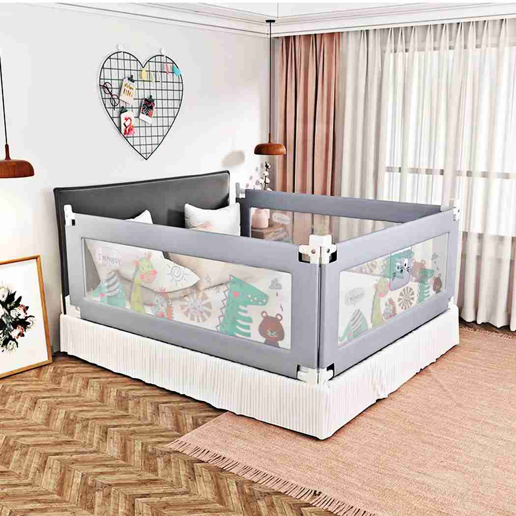 Baby Safety Bed Rail Guard Set - Queen