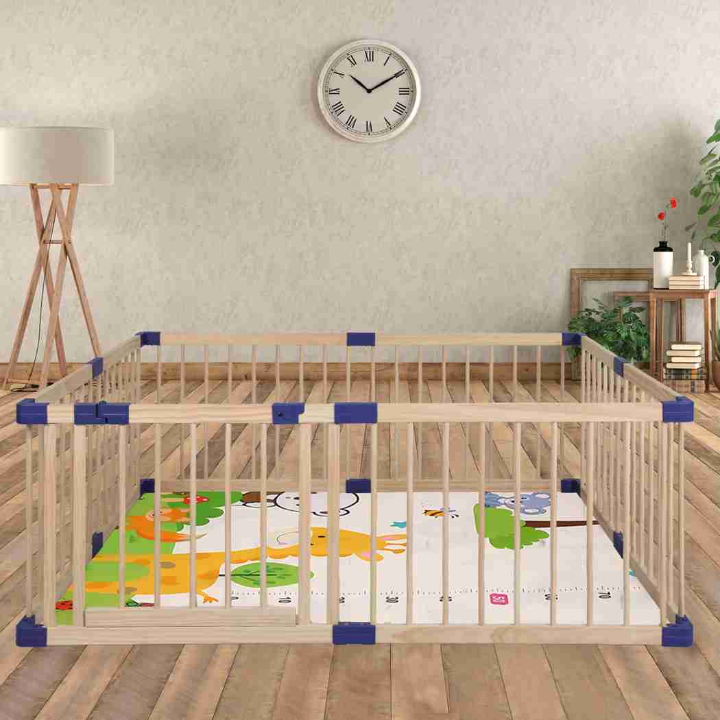 Baby Playpen Wooden - Large