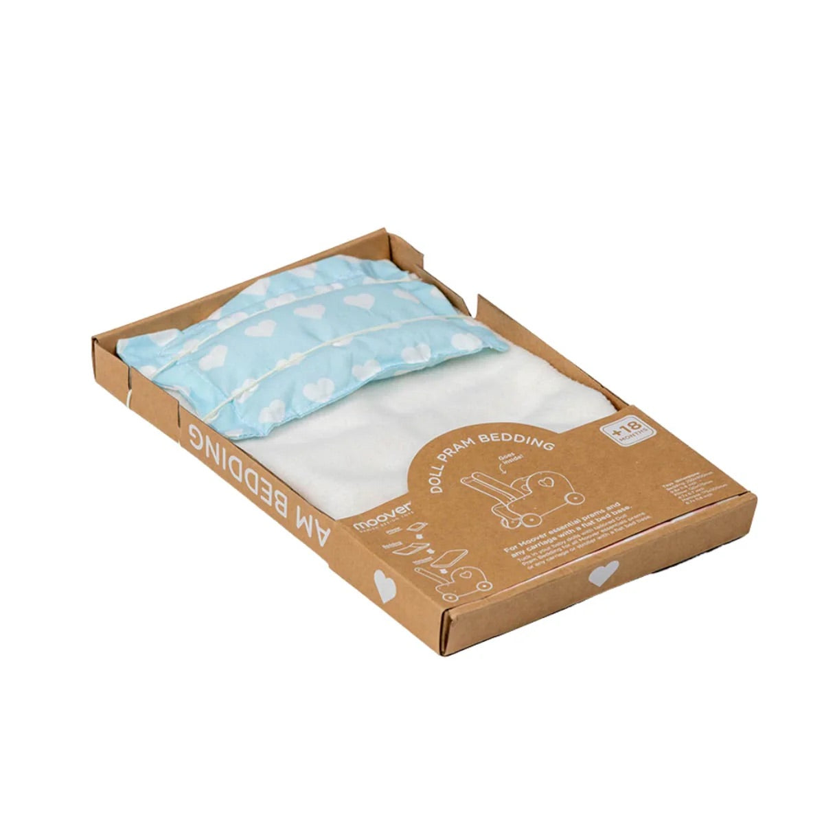 Dolls Pram Bedding Set - Moover