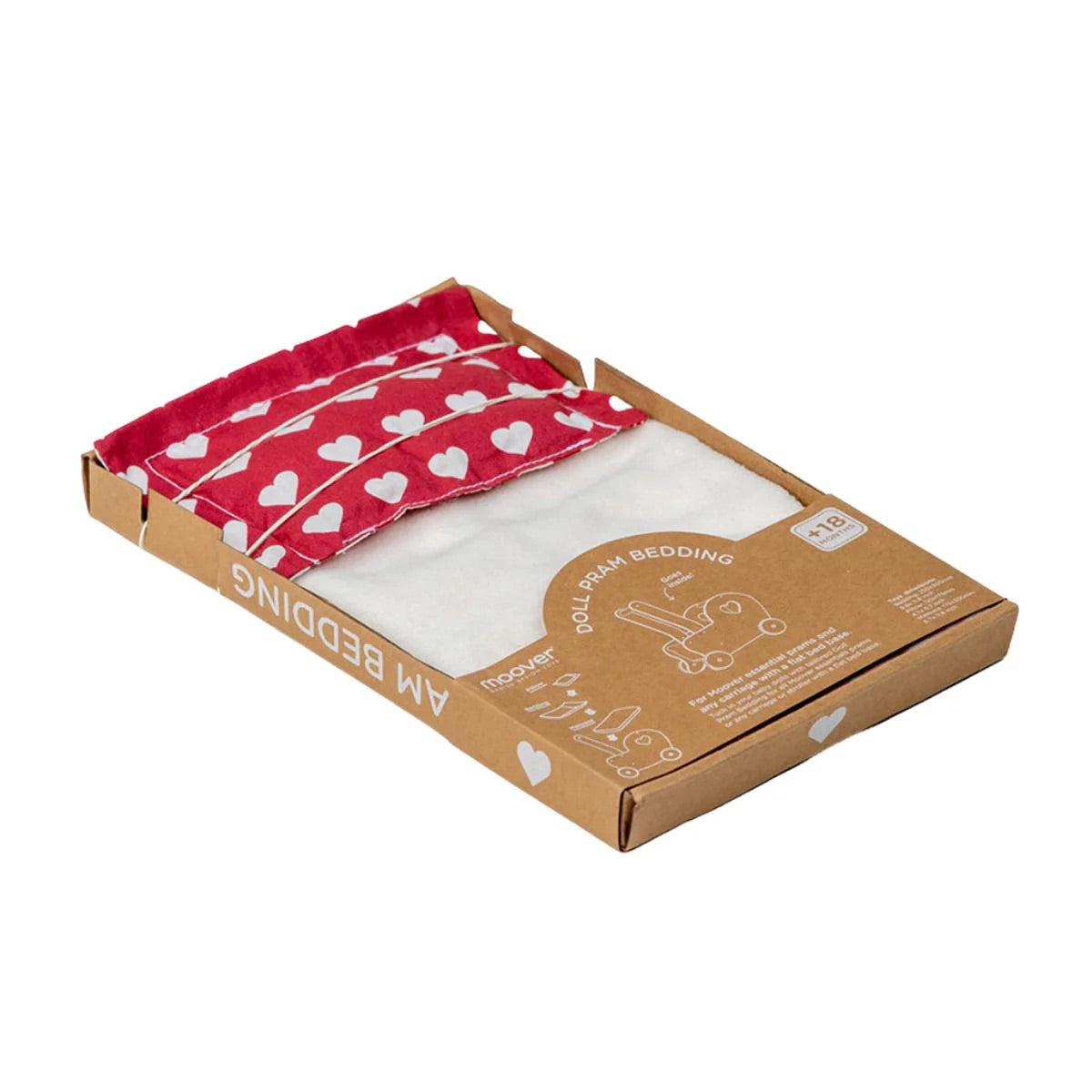 Dolls Pram Bedding Set - Moover