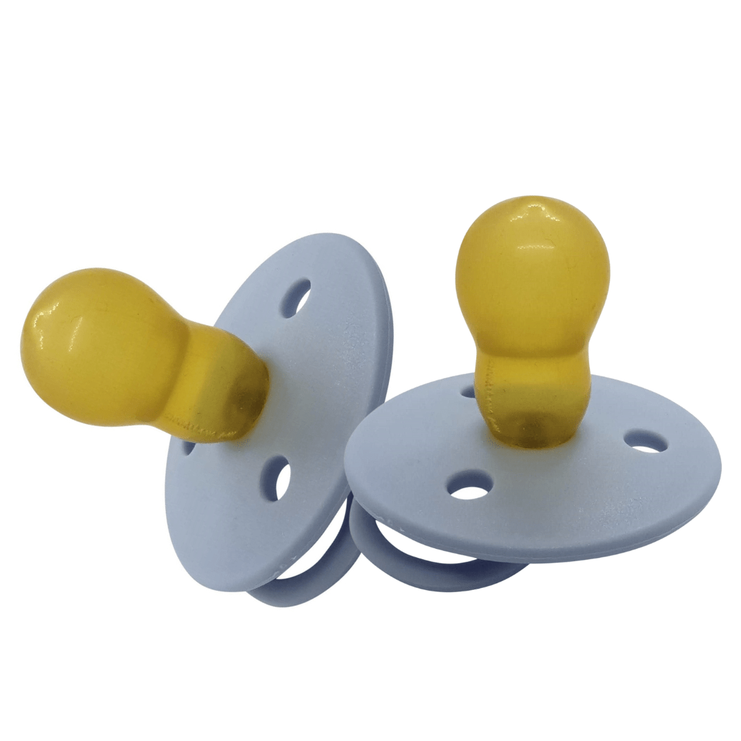 Pacifier/Dummy - Latex - 0mth - 2 pack - NORDIC SKY BLUE - Mininor