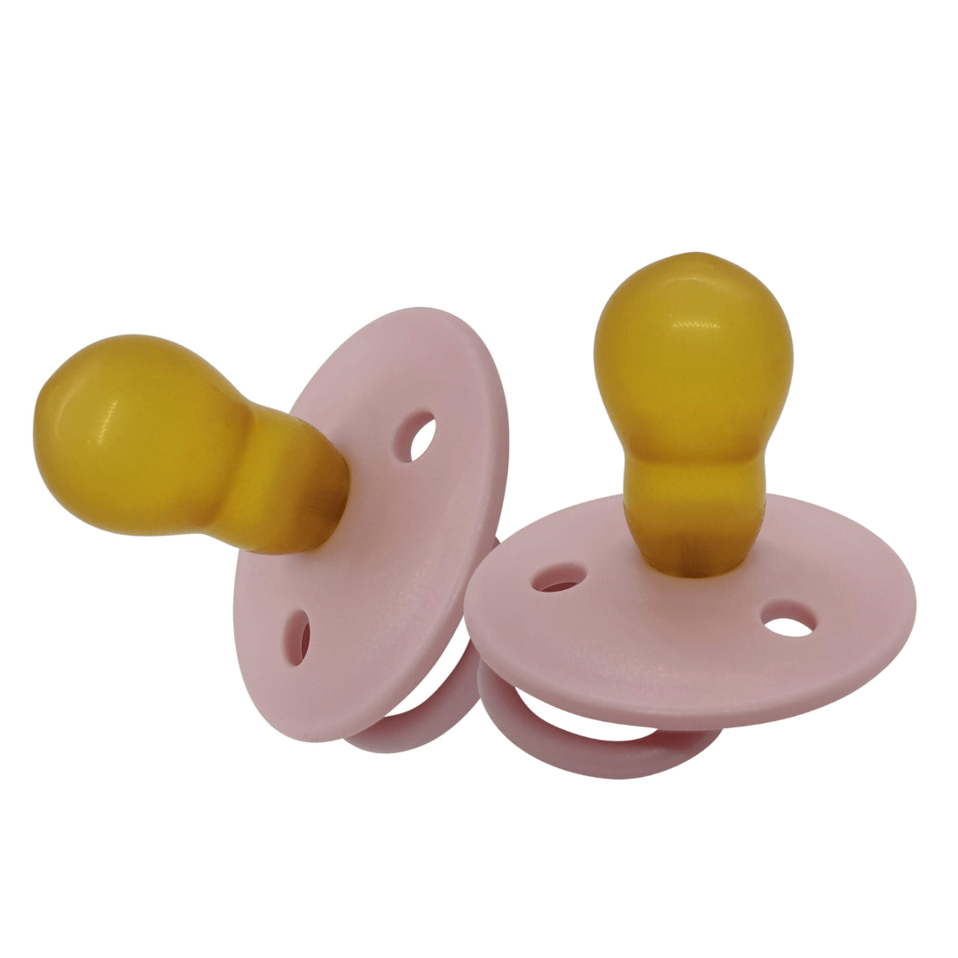 Pacifier/Dummy - Latex - 0mth - 2 pack - ROSE - Mininor