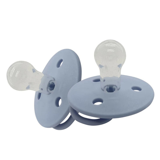 Pacifier/Dummy - Silicone - 6mth - 2 pack - NORDIC SKY BLUE - Mininor