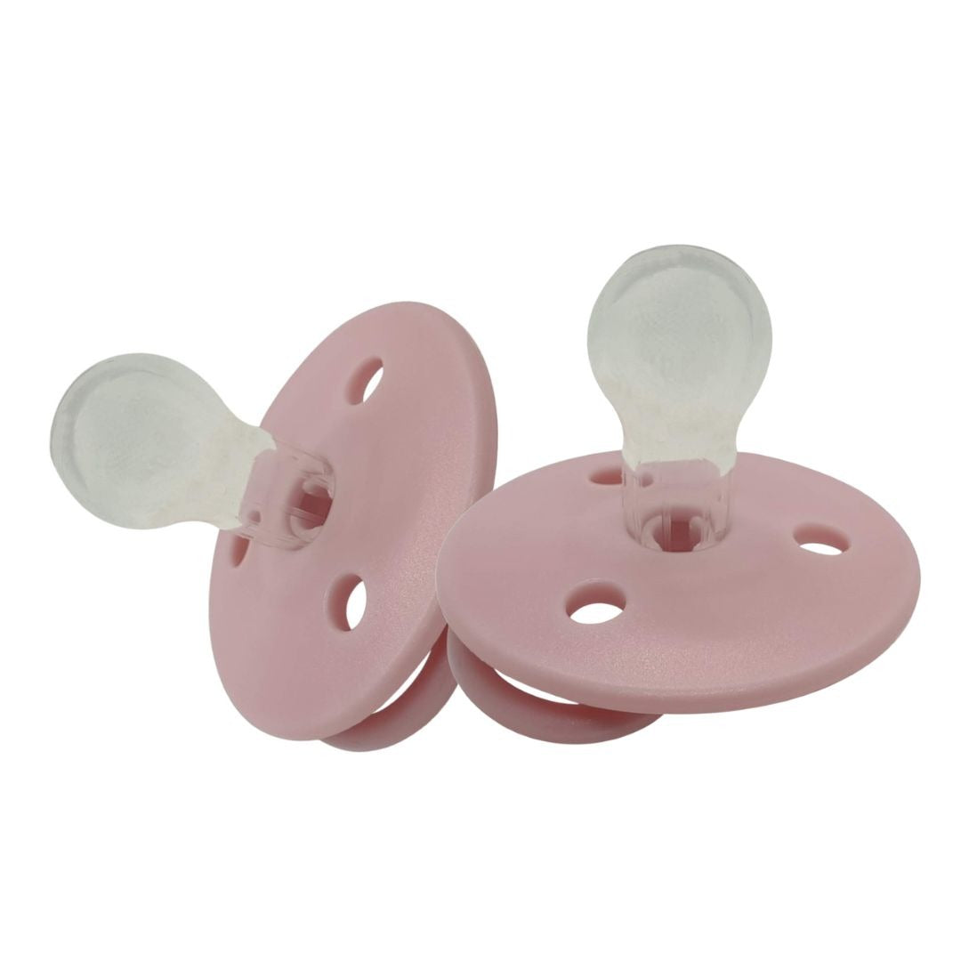 Pacifier/Dummy - Silicone - 6mth 2 pack - ROSE - Mininor