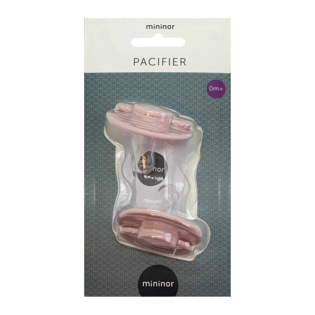 Pacifier/Dummy - Silicone - 6mth 2 pack - ROSE - Mininor