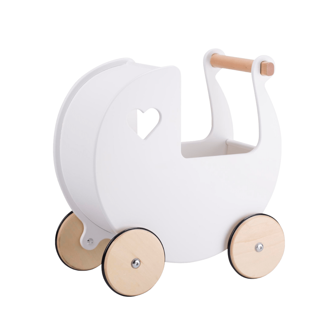 Classic Toy Pram - White - Moover