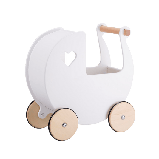 Classic Toy Pram - White - Moover