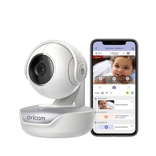 Smart HD Video Baby Monitor with Motorised Pan-Tilt - OBHPTZ