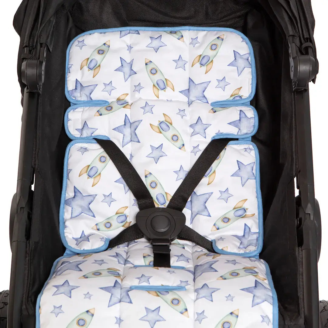 Pram Liner (Thicker Type) - Rocket by All4Ella